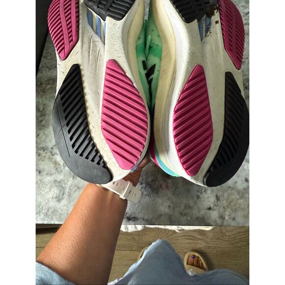 Adidas Adizero Boston Flexible Running Shoes Mint Green Size 9 - Picture 9 of 9